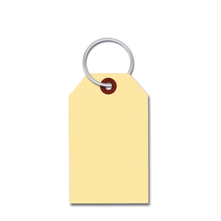 Asp Manila Key Tags W/Rings Inserted, 2 3/4" X 1 3/8", 1000 Per Box Pk 152